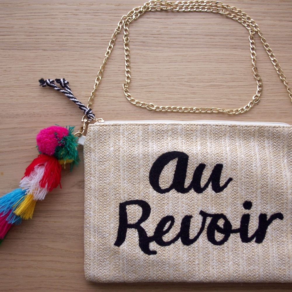 Melie Bianco "Au Revoir" Zipper Clutch